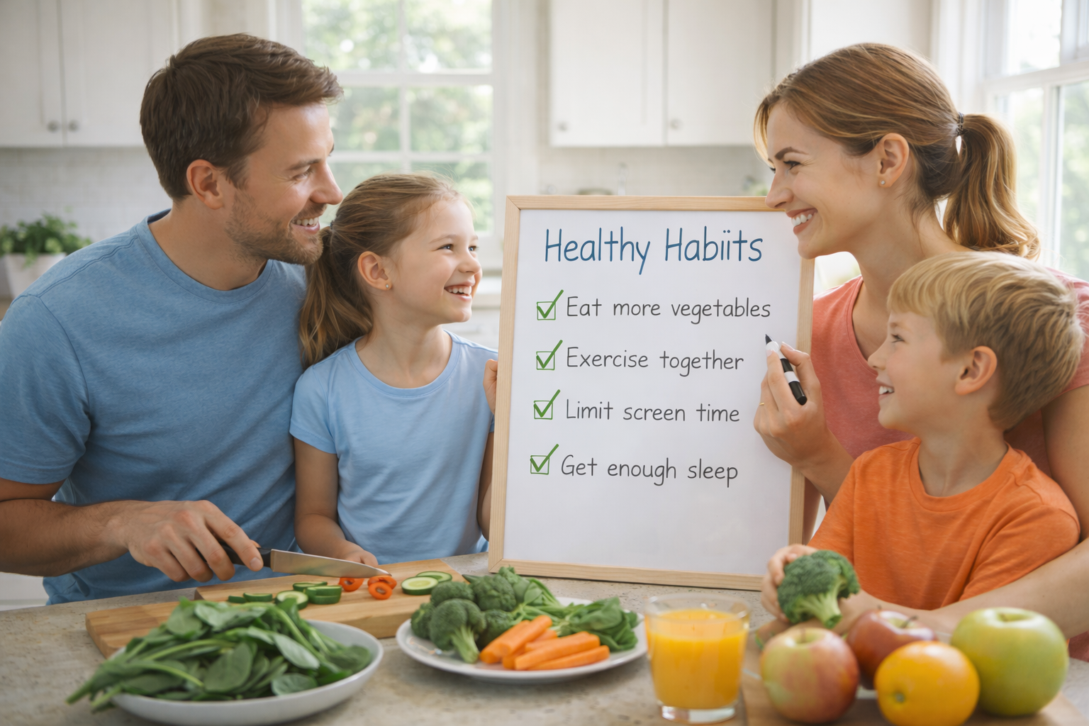 Building Healthy Habits as a Family Together - Wellogue